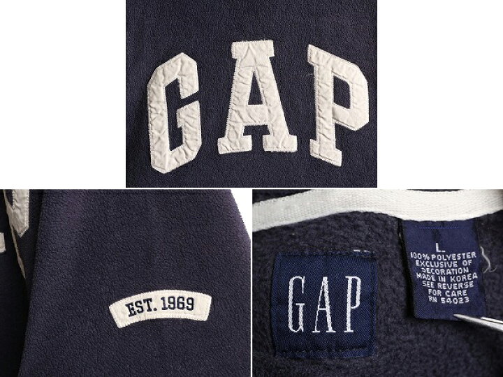楽天市場】90s OLD GAP フリース パーカー ジャケット メンズ L 古着 
