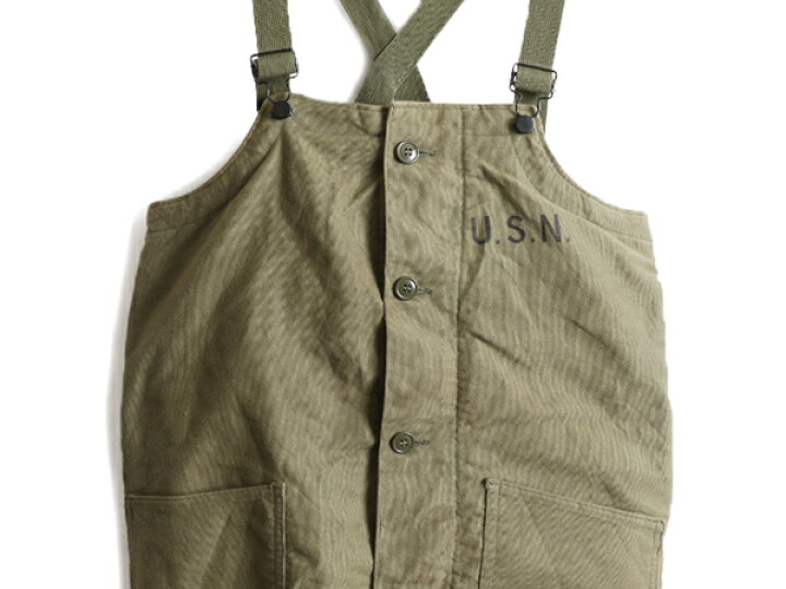 楽天市場】40s ☆ US NAVY 米軍実物 N-1 デッキ パンツ MEDIUM / 古着 
