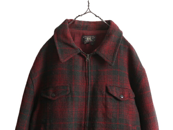 楽天市場】90s 初期タグ ☆ RRL ラルフローレン チェック ウール 