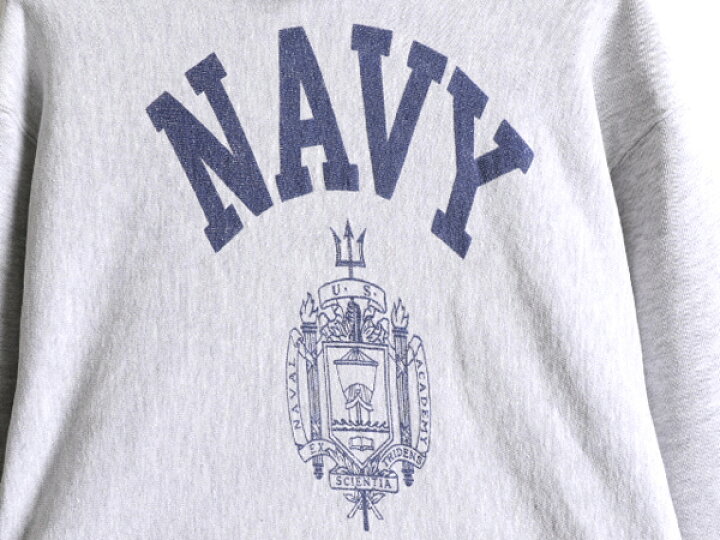 楽天市場】90s USA製 NAVY プリント スウェット フード パーカー 