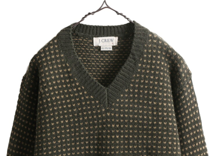 楽天市場】00s J CREW バーズアイ ラム ウール ニット セーター メンズ 