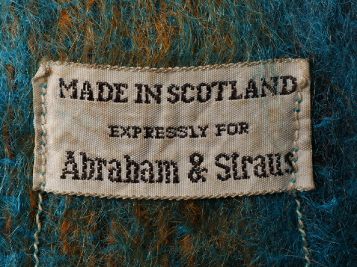 楽天市場】70s スコットランド製 Abraham & Straus モヘア マフラー 