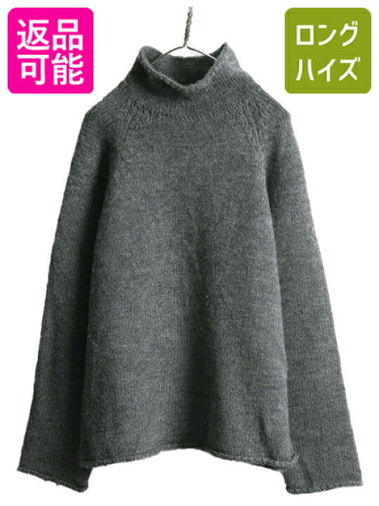 楽天市場】90s J CREW ロールネック ウール ニット セーター メンズ M