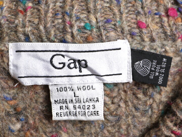楽天市場】80s OLD GAP ウール ニット セーター レディース L 古着 80 