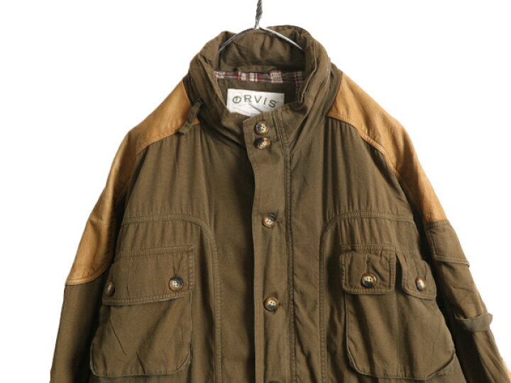 楽天市場】00s オービス 本革 レザー 切替 ハンティング ジャケット  
