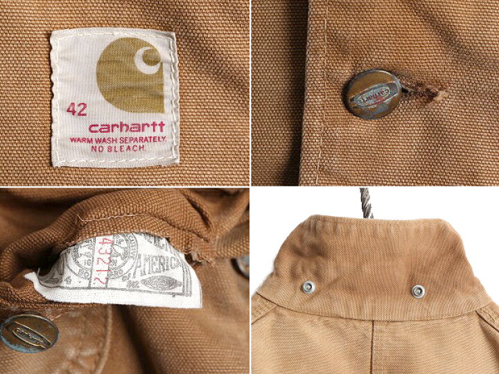 楽天市場】60s 70s USA製 カーハート チョア コート 42 メンズ L  