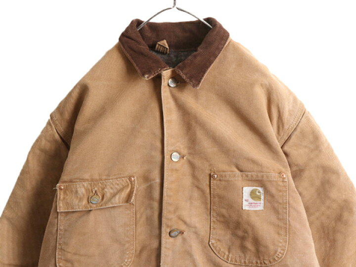 楽天市場】60s 70s USA製 カーハート チョア コート 42 メンズ L 