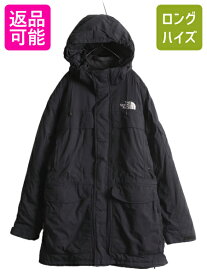 【4/25 24h限定 500円OFF&P8倍!!】 US企画 ノースフェイス マクマード ダウン パーカー ジャケット メンズ XL / The North face アウトドア HYVENT ナイロン ハーフ コート 黒| 古着 中古 日本未発売 大きいサイズ ノース ブラック ダウンジャケット ダウンコート マンパ マ