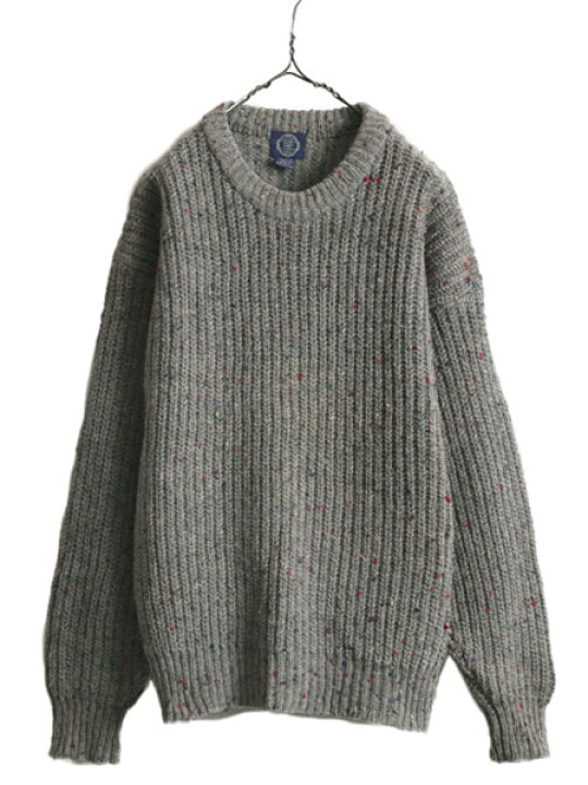楽天市場】90s OLD GAP カラー ネップ リブ編み ウール ニット 