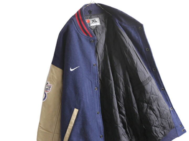 楽天市場】00s ナイキ MLB オフィシャル レッドソックス 袖レザー 