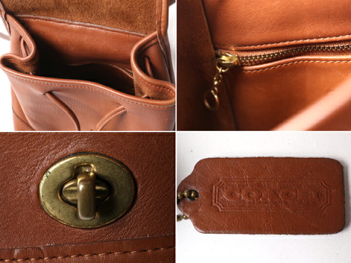 楽天市場】USA製 オールドコーチ 本革 レザー リュック サック 古着  