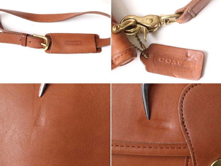 楽天市場】USA製 オールドコーチ 本革 レザー 2way レザーバッグ COACH  