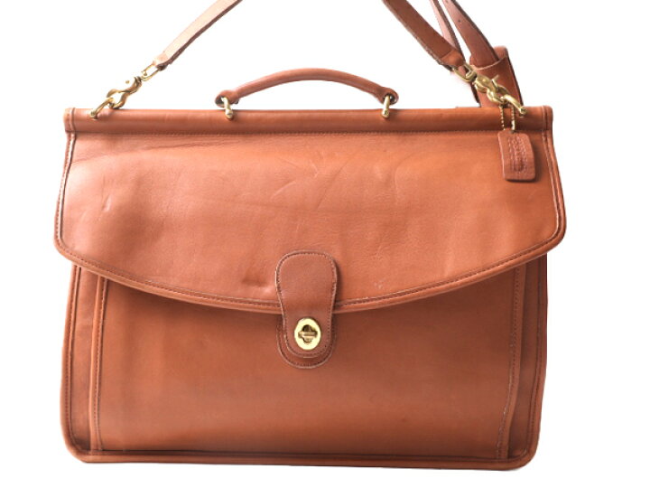 楽天市場】USA製 オールドコーチ 本革 レザー 2way レザーバッグ COACH 