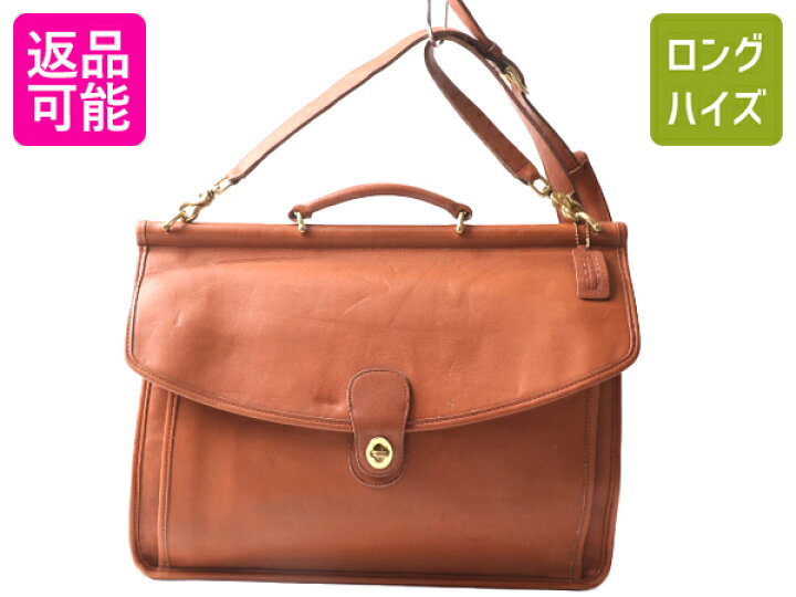 楽天市場】USA製 オールドコーチ 本革 レザー 2way レザーバッグ COACH  