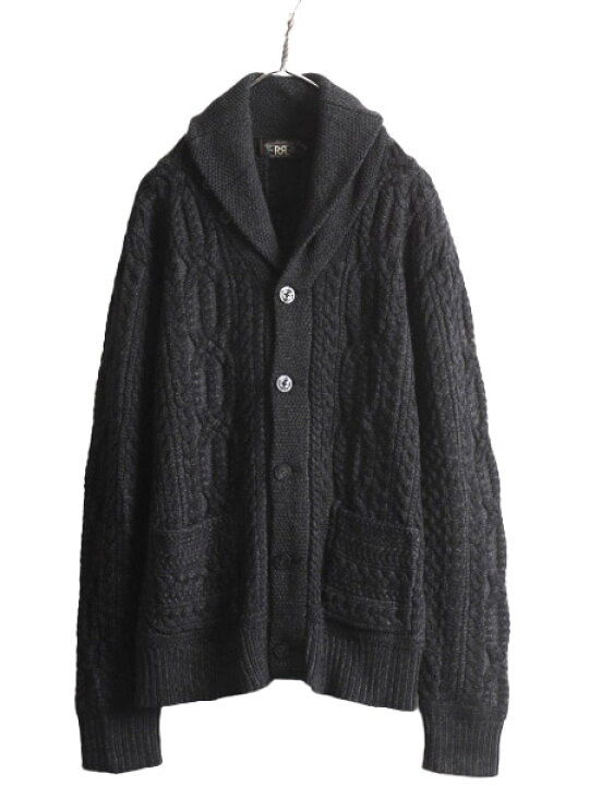 楽天市場】RRL ラルフローレン ショールカラー カーディガン メンズ XL  