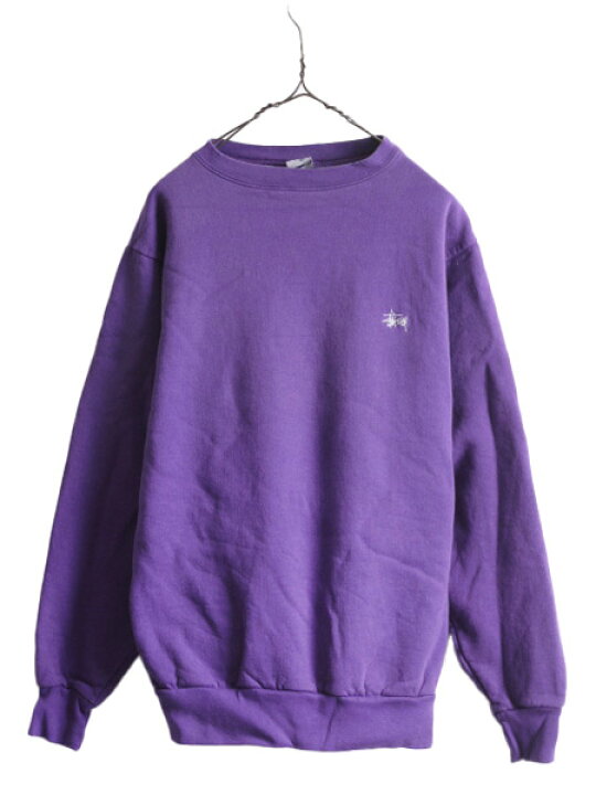 楽天市場】00s USA製 STUSSY クルーネック スウェット メンズ L 古着 