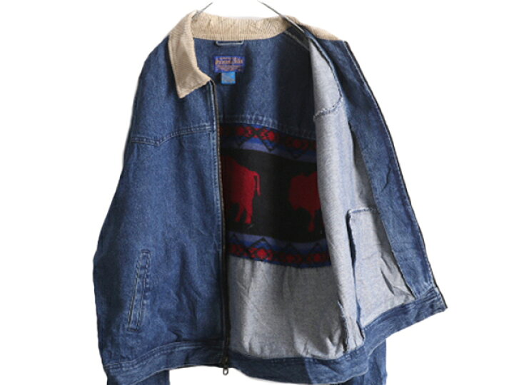 楽天市場】90s ペンドルトン ネイティブ デニム ジャケット メンズ XL 