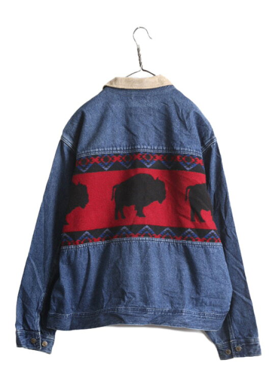 楽天市場】90s ペンドルトン ネイティブ デニム ジャケット メンズ XL 
