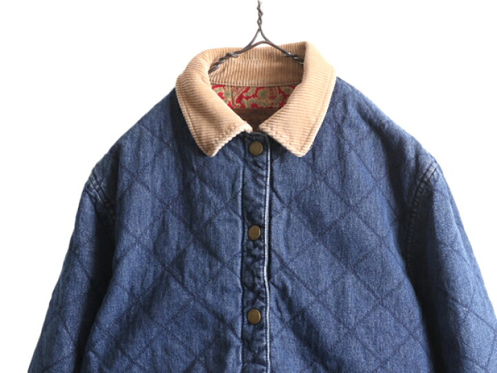 楽天市場】90s LAUREN ラルフローレン 中綿 キルティング デニム 