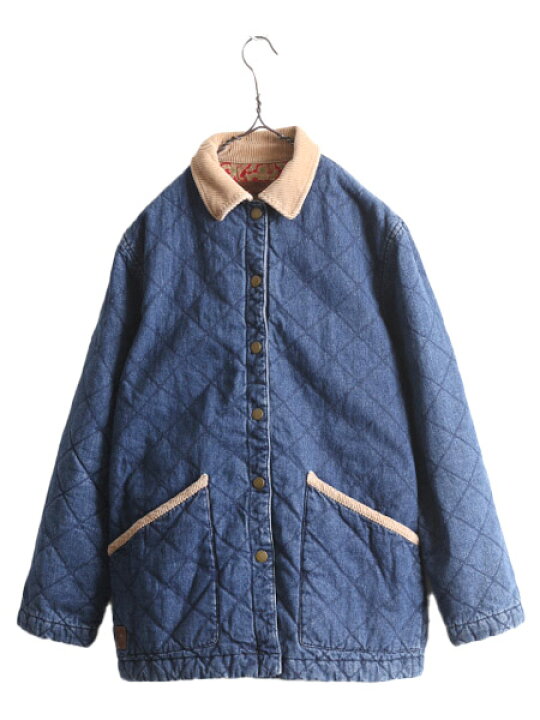 楽天市場】90s LAUREN ラルフローレン 中綿 キルティング デニム 