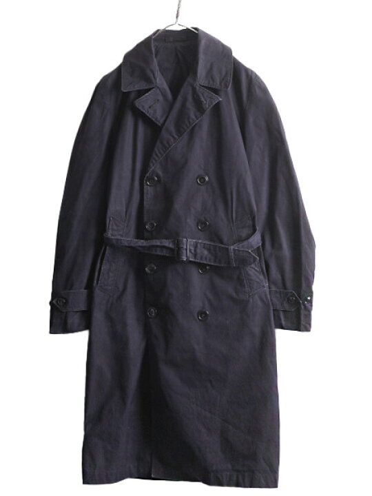 楽天市場】60s 米軍実物 USN ネイビー トレンチ コート MEDIUM 60年代 