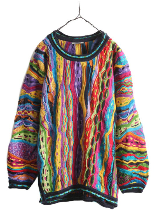 楽天市場】90s オーストラリア製 COOGI 3D 立体編み コットン ニット 