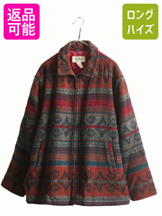 楽天市場】80s USA製 エルエルビーン ネイティブ ラグ ウール  