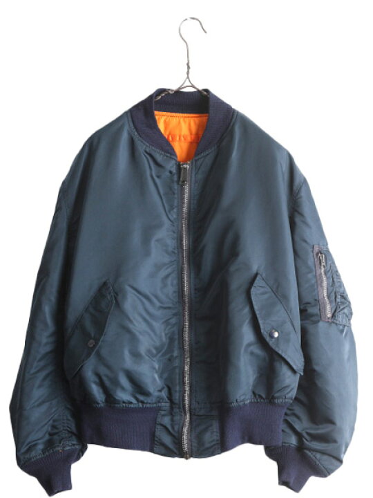 楽天市場】90s USA製 ALPHA INDUSTRIES 社製 MA-1 フライト ジャケット 