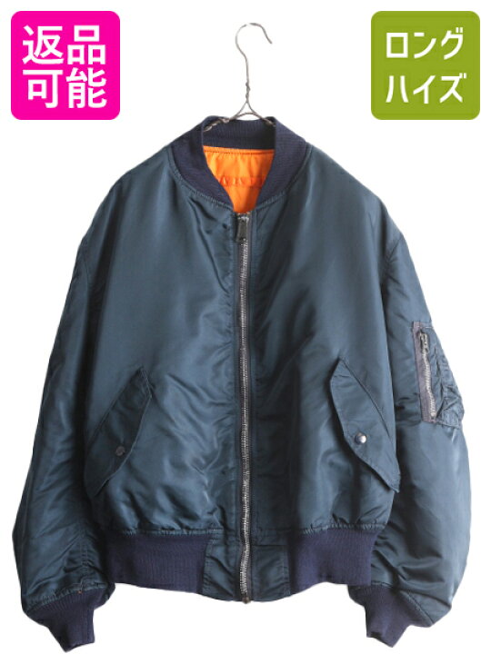 楽天市場】90s USA製 ALPHA INDUSTRIES 社製 MA-1 フライト ジャケット 
