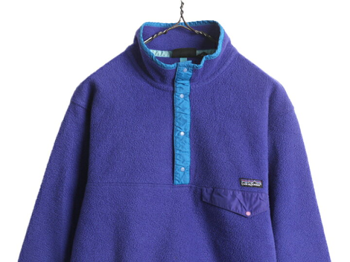 オールドネイビー 刺繍 ハーフジップ フリース レッド XL アメリカ古着 