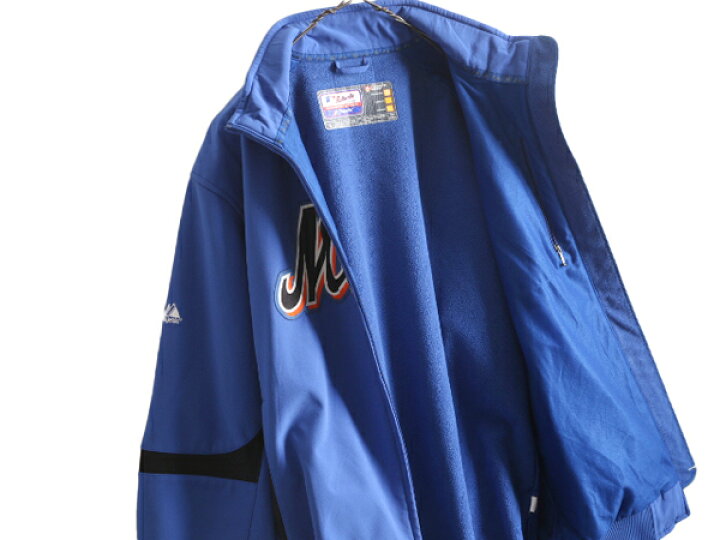 楽天市場】MLB オフィシャル Majestic メッツ ソフトシェル スタジャン 