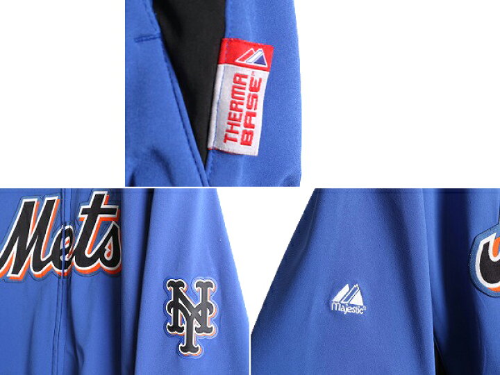 楽天市場】MLB オフィシャル Majestic メッツ ソフトシェル スタジャン 