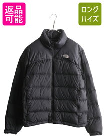 【4/20 24h限定 P4倍&10%OFF!】 ノースフェイス ヌプシ ダウン ジャケット メンズ M The North face アウトドア NUPTSE 700フィル ナイロン ハイネック ブルゾン 防寒 黒| 古着 中古 ノース ダウンジャケット ナイロンジャケット ヌプシジャケット ブルゾン グースダウン