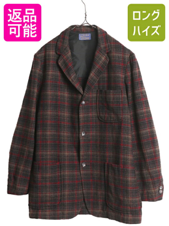 楽天市場】40s 50s USA製 ペンドルトン チェック ウール テーラード 