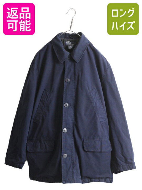 楽天市場】90s ポロ ラルフローレン コットン ハーフ コート メンズ L 