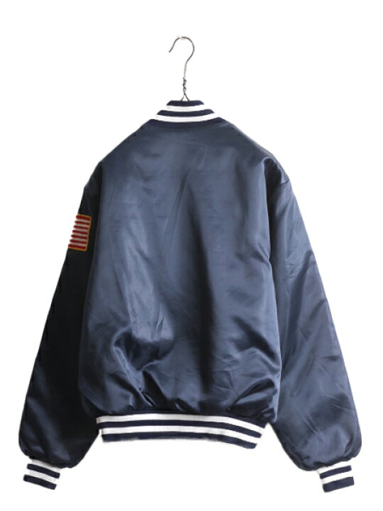 楽天市場】80s USA製 SWINGSTER USN ネイビー サテン スタジャン 