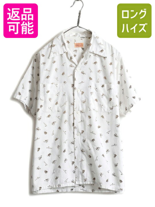 楽天市場】50s ☆ タウンクラフト アトミック 総柄 ループ留め 