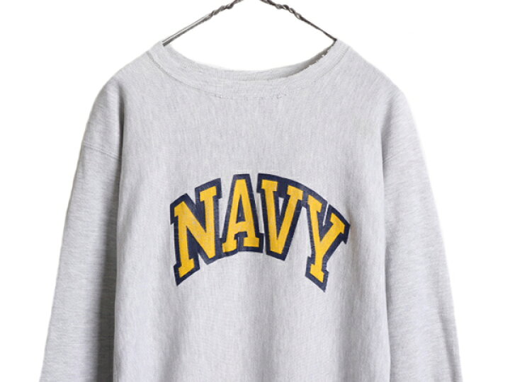 楽天市場】80s USA製 ☆ チャンピオン リバースウィーブ USN ネイビー 