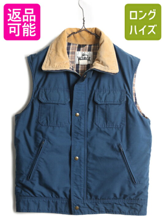 楽天市場】70s ウールリッチ 中綿 ベスト メンズ L / 古着 70年代  