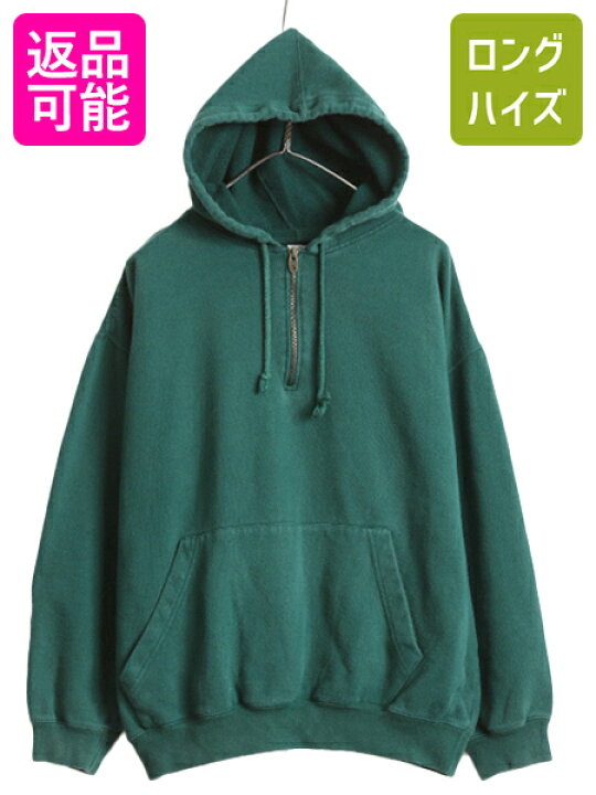 楽天市場】90s OLD GAP ハーフジップ スウェット フード パーカー 