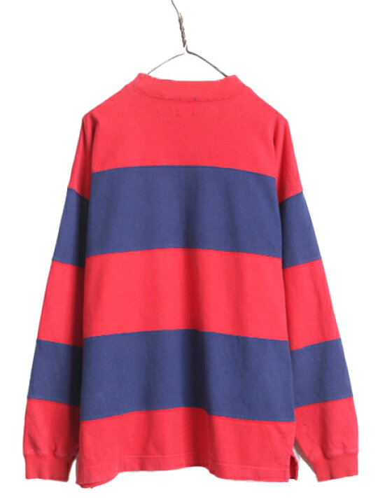 楽天市場】90s OLD GAP モックネック ボーダー 長袖 Tシャツ メンズ XL 