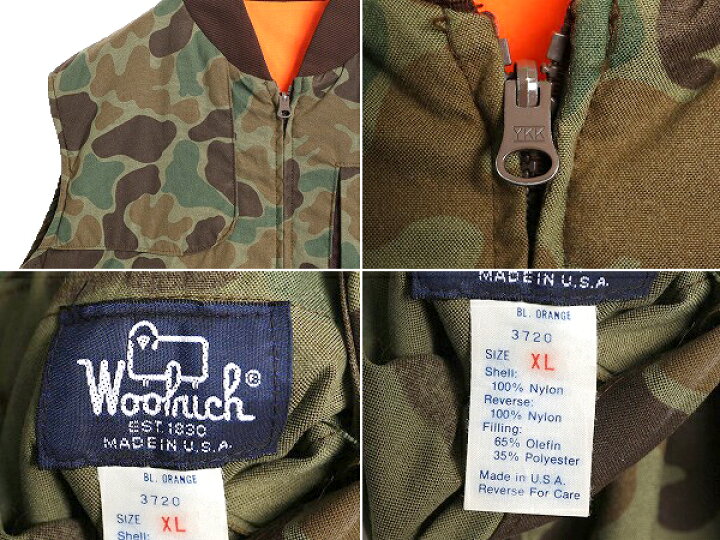 楽天市場】80s USA製 ウールリッチ ダックハンター カモ 中綿 
