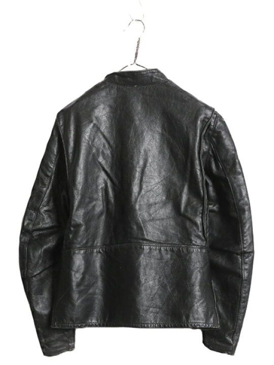 楽天市場】60s 70s ☆ REED 本革 レザー シングル ライダース 