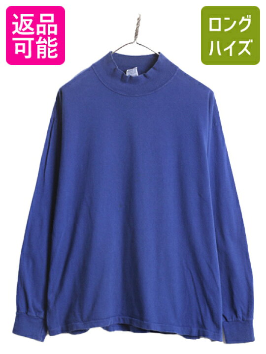 楽天市場】90s USA製 OLD GAP モックネック 長袖 Tシャツ メンズ M 