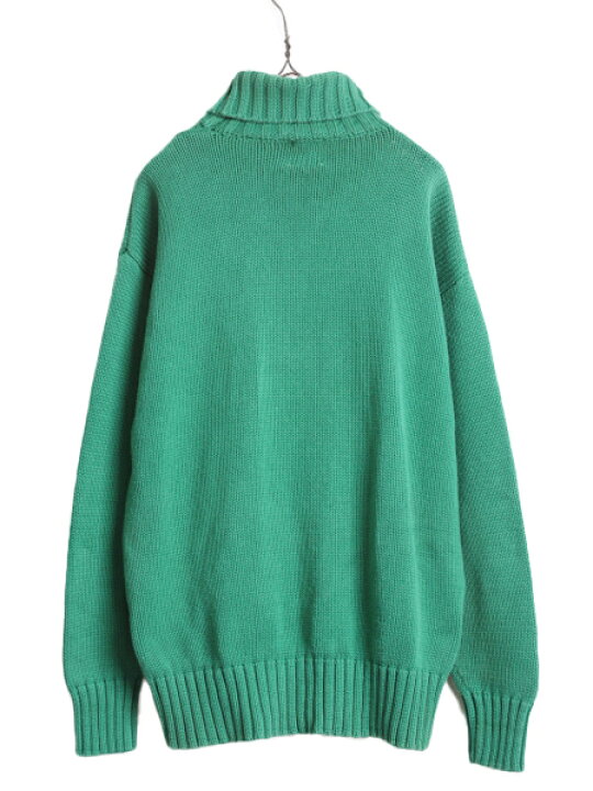 楽天市場】90s OLD GAP タートルネック コットン ニット セーター 