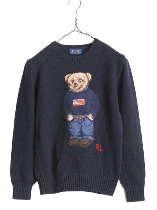 楽天市場】ポロベア ポロ ラルフローレン コットン ニット セーター  
