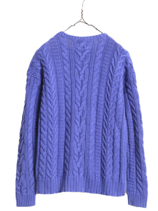 楽天市場】90s LAUREN ラルフローレン ケーブル ニット セーター  