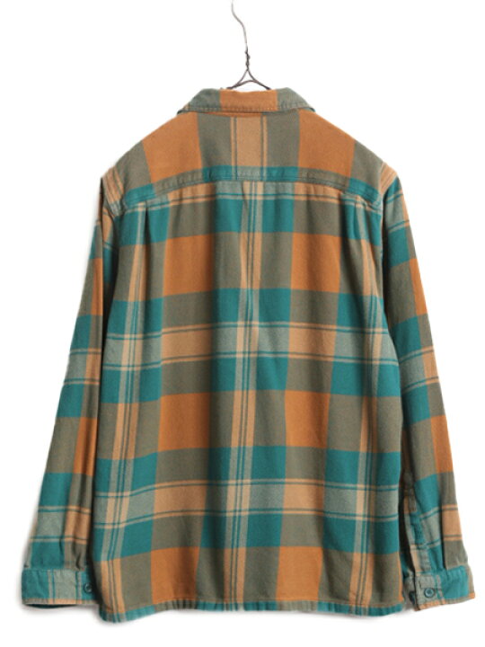 楽天市場】15年製 パタゴニア フィヨルド フランネル シャツ メンズ M  