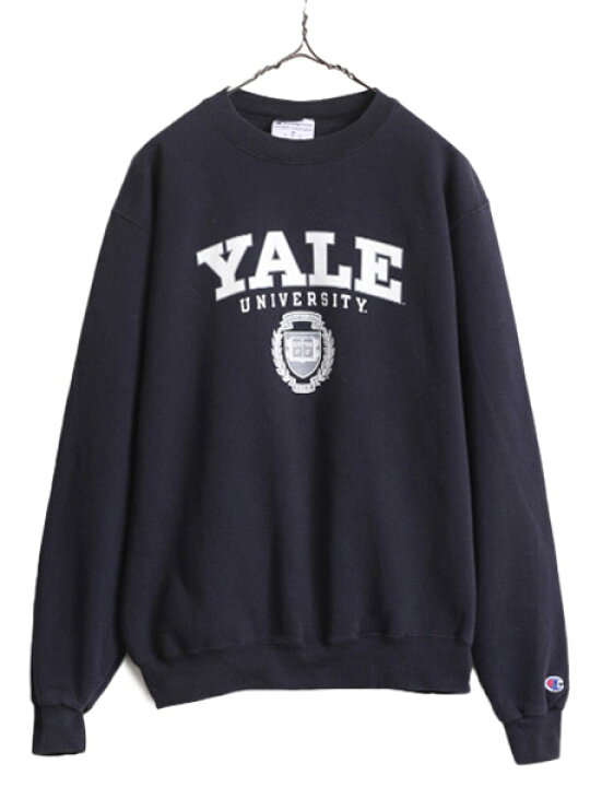 楽天市場】チャンピオン YALE カレッジ プリント スウェット メンズ M 