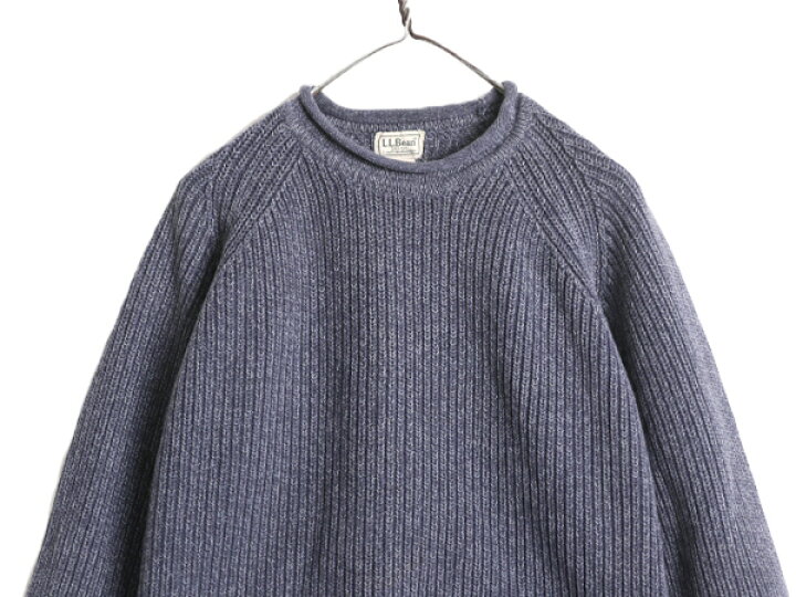 楽天市場】エルエルビーン ロールネック コットン ニット セーター 